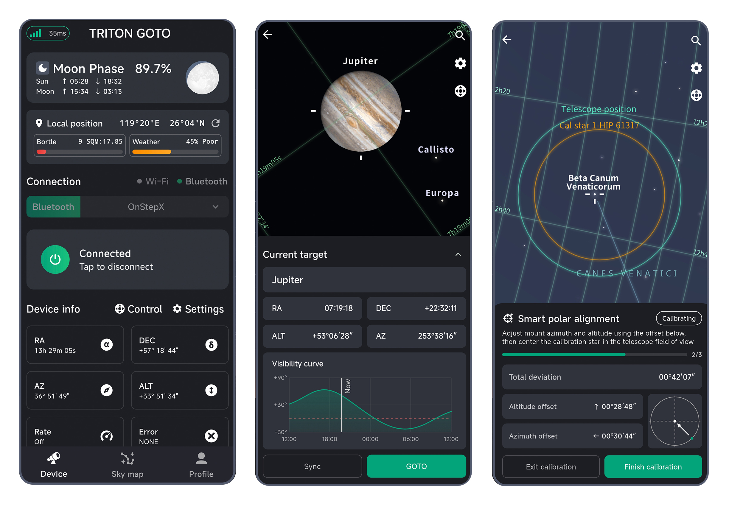 ONSTEP 手机控制 APP
